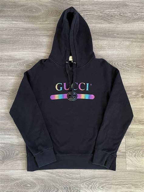 gucci red hoodid|rainbow gucci hoodie.